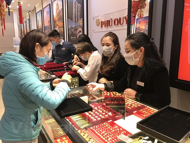 今日上午越南国内市场黄金价格保持稳定 ảnh 1