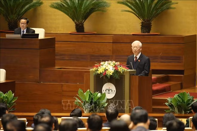 第十四届国会第十一次会议:为国家的快速和可持续发展作出贡献 ảnh 1 第十四届国会第十一次会议:为国家的快速和可持续发展作出贡献 ảnh 1
