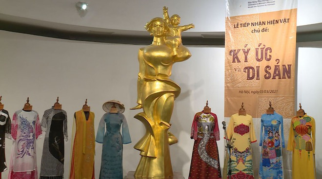 越南传统 奥黛上的越南文化遗产 ảnh 1