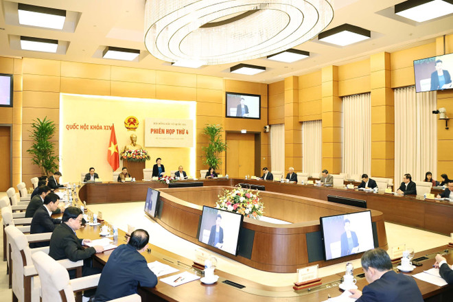 越南国会主席阮氏金银主持召开国家换届选举委员会第四次会议 ảnh 2 越南国会主席阮氏金银主持召开国家换届选举委员会第四次会议 ảnh 2