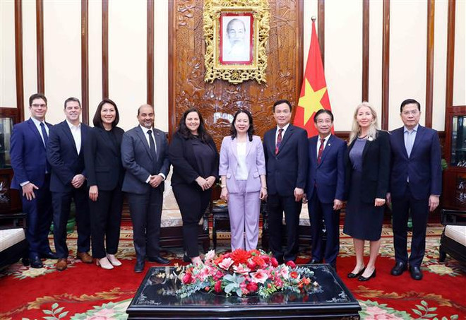 越南国家副主席武氏映春会见美国福特汽车公司领导 ảnh 2 越南国家副主席武氏映春会见美国福特汽车公司领导 ảnh 2