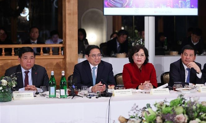 范明政总理建议为越南金融中心建设提供支持 ảnh 1 范明政总理建议为越南金融中心建设提供支持 ảnh 1