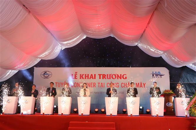 前往真云港的首条国内集装箱运输航线正式开通 ảnh 1 前往真云港的首条国内集装箱运输航线正式开通 ảnh 1