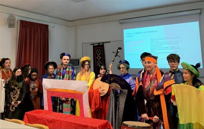 意大利大学生在威尼斯汇演《金云翘传》和越南木偶戏 ảnh 1 意大利大学生在威尼斯汇演《金云翘传》和越南木偶戏 ảnh 1