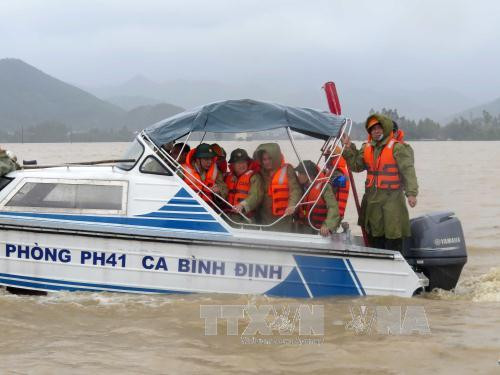 政府副总理郑廷勇视察平定省暴雨洪水应对工作 ảnh 2