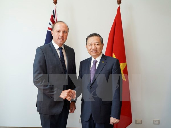 越南公安部部长苏林对澳大利亚进行工作访问 ảnh 1