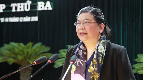 国会常务副主席丛氏放出席山萝省人民议会第三次会议 ảnh 1 国会常务副主席丛氏放出席山萝省人民议会第三次会议 ảnh 1