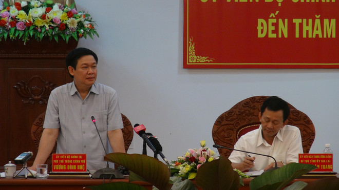 越南政府副总理王廷惠在嘉莱省调研 ảnh 1 越南政府副总理王廷惠在嘉莱省调研 ảnh 1