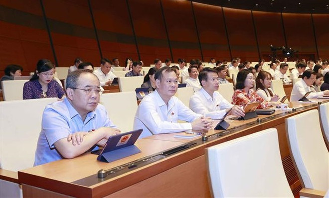第十五届国会第五次会议:为国家目标计划落地扫清障碍 ảnh 1 第十五届国会第五次会议:为国家目标计划落地扫清障碍 ảnh 1