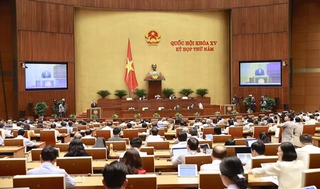 越南第十五届国会第五次会议：国会代表对试行胡志明市发展的特殊机制提出意见 ảnh 1