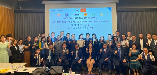 越韩加强地方间合作 促进贸易投资与对接 ảnh 1 越韩加强地方间合作 促进贸易投资与对接 ảnh 1
