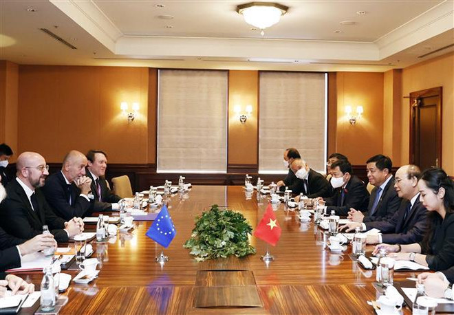 越南国家主席阮春福会见出席日本前首相安倍国葬的世界各地领导人 ảnh 1 越南国家主席阮春福会见出席日本前首相安倍国葬的世界各地领导人 ảnh 1