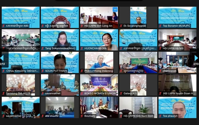 越老柬妇女加强合作 促进绿色和可持续发展 ảnh 1 越老柬妇女加强合作 促进绿色和可持续发展 ảnh 1