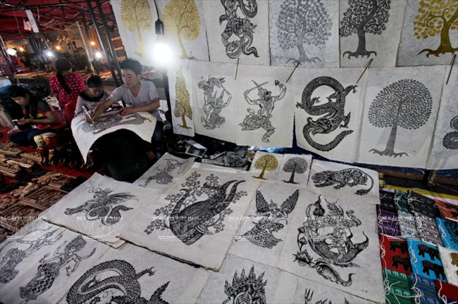 老挝琅勃拉邦的纱纸 ảnh 7
