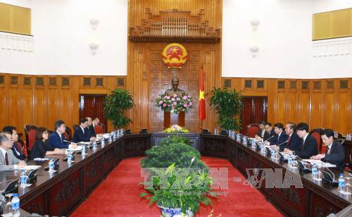 越南政府常务副总理张和平会见爱知县知事 ảnh 1 越南政府常务副总理张和平会见爱知县知事 ảnh 1