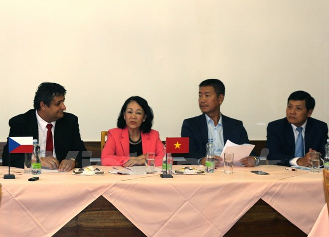 越共中央民运部部长张氏梅对捷克进行工作访问 ảnh 1 越共中央民运部部长张氏梅对捷克进行工作访问 ảnh 1