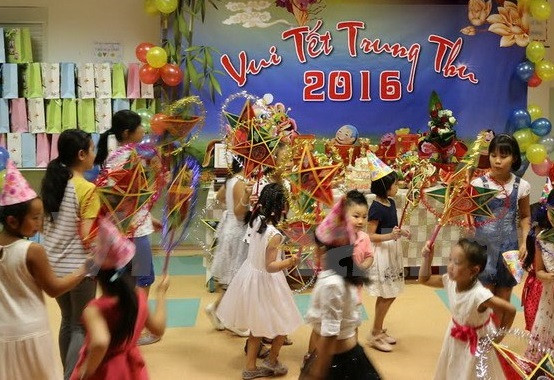 河内市儿童欢度中秋节 ảnh 1