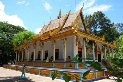 独特的九龙江平原地区高棉族寺庙 ảnh 1 独特的九龙江平原地区高棉族寺庙 ảnh 1