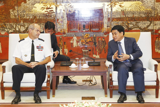 法国空军愿同河内市分享网络安全保障经验 ảnh 1 法国空军愿同河内市分享网络安全保障经验 ảnh 1