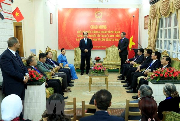 陈大光走访越南驻埃及大使馆 ảnh 1 陈大光走访越南驻埃及大使馆 ảnh 1