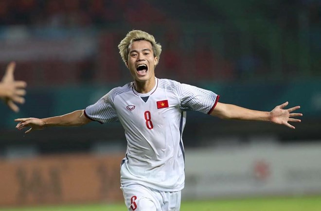 ASIAD 2018: 越南国奥队1比0战胜叙利亚球队 成功晋级半决赛 ảnh 1 ASIAD 2018: 越南国奥队1比0战胜叙利亚球队 成功晋级半决赛 ảnh 1