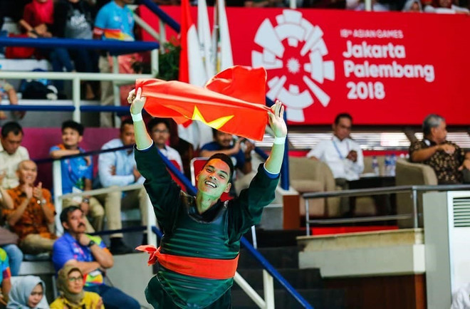 ASIAD 2018:越南体育代表团摘得第四枚金牌 完成金牌奖牌数预定目标 ảnh 1 ASIAD 2018:越南体育代表团摘得第四枚金牌 完成金牌奖牌数预定目标 ảnh 1