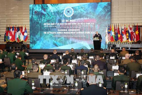 第42届太平洋地区陆军管理研讨会今日落下帷幕 ảnh 1 第42届太平洋地区陆军管理研讨会今日落下帷幕 ảnh 1