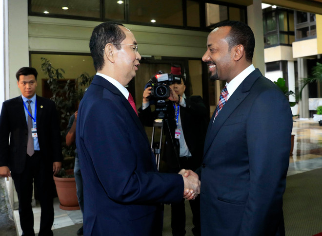 国家主席陈大光会见埃塞俄比亚总理阿比·艾哈迈德 ảnh 1 国家主席陈大光会见埃塞俄比亚总理阿比·艾哈迈德 ảnh 1