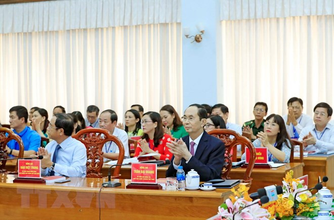 陈大光出席“孙德胜主席-真正的共产主义者、越南革命的著名领袖”研讨会 ảnh 1 陈大光出席“孙德胜主席-真正的共产主义者、越南革命的著名领袖”研讨会 ảnh 1