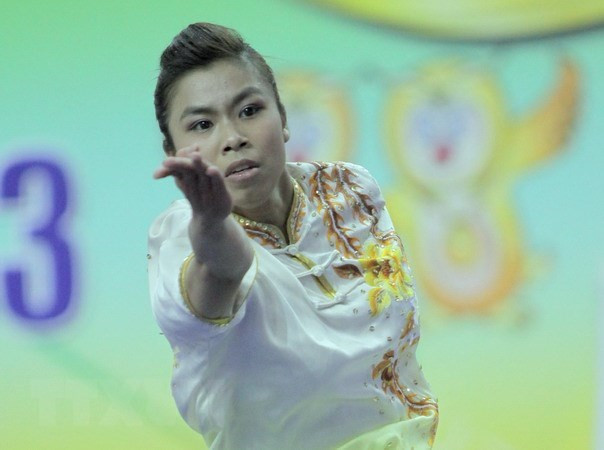 ASIAD 2018：黄氏芳江获得武术女子长拳铜牌 ảnh 1