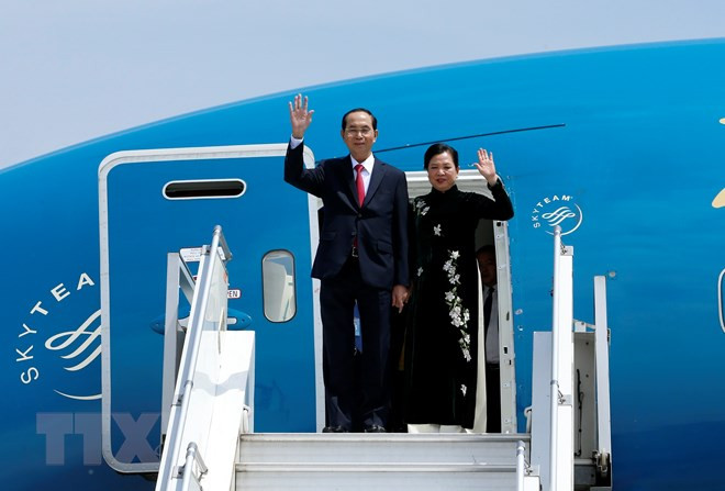  越南国家主席夫人阮氏贤访埃活动报道 ảnh 1