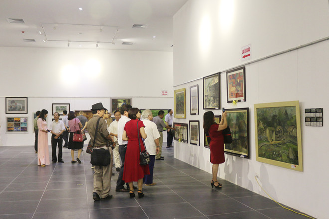 2018年第一地区绘画作品展在河内展出 ảnh 1 2018年第一地区绘画作品展在河内展出 ảnh 1