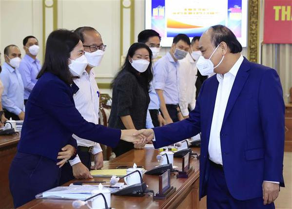国家主席阮春福:全力以赴为对旭门和古芝两县投资促进会做准备 ảnh 1 国家主席阮春福:全力以赴为对旭门和古芝两县投资促进会做准备 ảnh 1