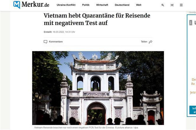 德国媒体:越南向国际游客敞开大门 ảnh 1 德国媒体:越南向国际游客敞开大门 ảnh 1