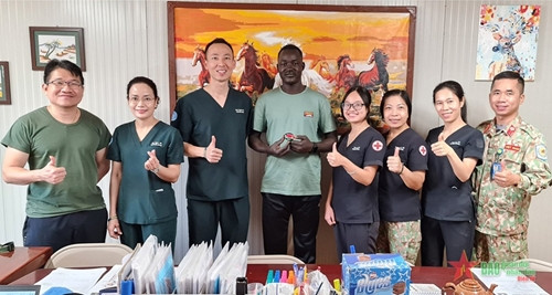 三号二级野战医院成功为患上罕见病的联合国工作人员做手术 ảnh 1 三号二级野战医院成功为患上罕见病的联合国工作人员做手术 ảnh 1