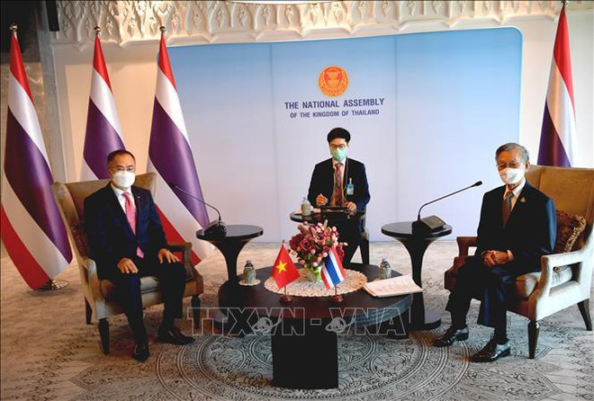 泰国国会主席川·立派高度评价与越南的关系 ảnh 1 泰国国会主席川·立派高度评价与越南的关系 ảnh 1