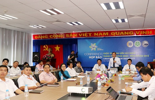 “2018年平阳省智慧城市建设倡议”比赛公布 ảnh 1 “2018年平阳省智慧城市建设倡议”比赛公布 ảnh 1