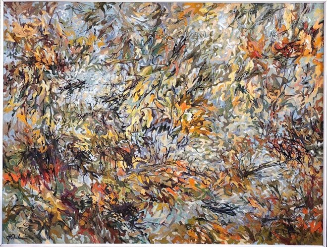 越南画家的作品《竹的调子》在意大利首都罗马展出 ảnh 1 越南画家的作品《竹的调子》在意大利首都罗马展出 ảnh 1