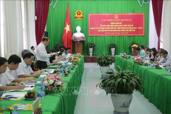 国会常委会高度评价芹苴市的外国贷款利用效率 ảnh 1 国会常委会高度评价芹苴市的外国贷款利用效率 ảnh 1