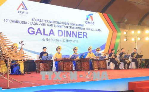 越南政府总理阮春福和夫人主持GMS6 - CLV10招待会 ảnh 2 越南政府总理阮春福和夫人主持GMS6 - CLV10招待会 ảnh 2