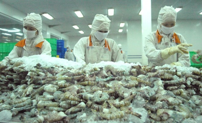 2018年越南淡水虾出口额达42亿美元的目标难以实现 ảnh 1 2018年越南淡水虾出口额达42亿美元的目标难以实现 ảnh 1