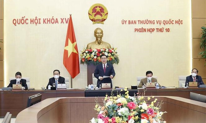越南第十五届国会常务委员会第十次会议拉开序幕 ảnh 1 越南第十五届国会常务委员会第十次会议拉开序幕 ảnh 1