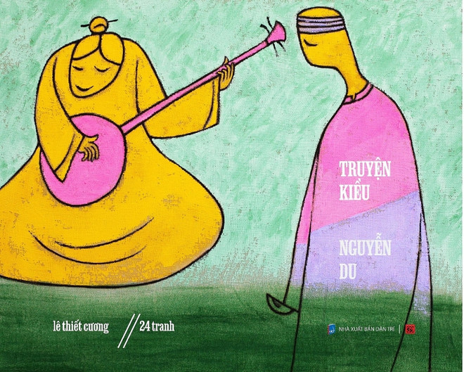 黎切疆画家的《翘传-阮攸/黎切疆-24幅画》一书问世 ảnh 1