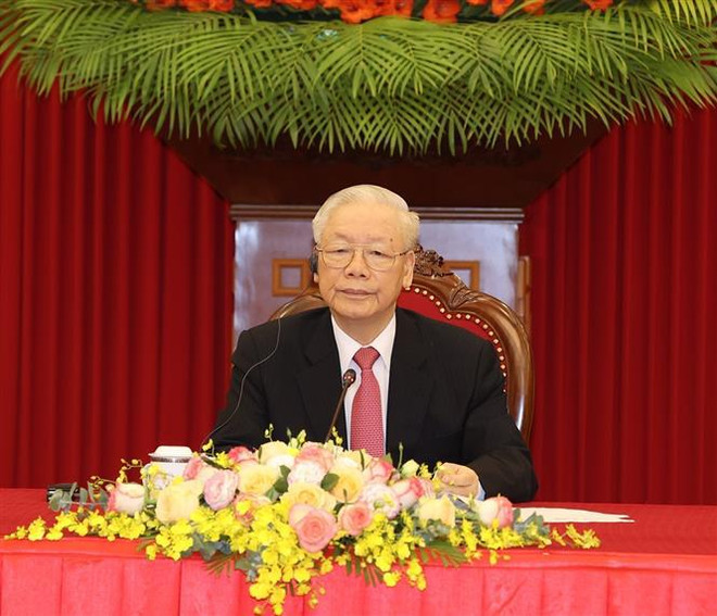 越共中央总书记阮富仲与印度总理莫迪通电话 ảnh 1 越共中央总书记阮富仲与印度总理莫迪通电话 ảnh 1