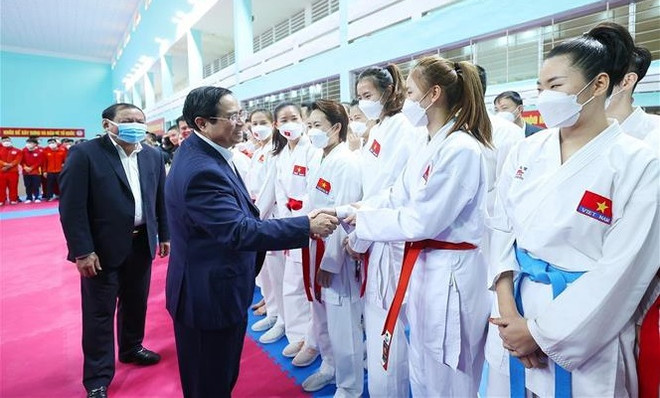 政府总理范明政:第31届东运会是团结、统一、安全、节约和高效的运动会 ảnh 2 政府总理范明政:第31届东运会是团结、统一、安全、节约和高效的运动会 ảnh 2