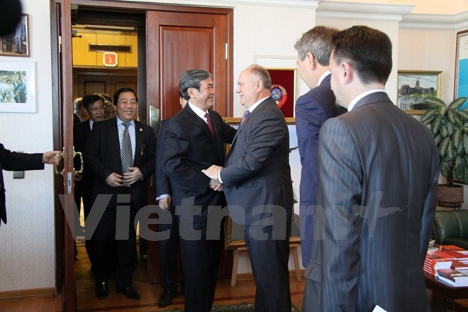 越南共产党代表团对俄罗斯进行工作访问 ảnh 1 越南共产党代表团对俄罗斯进行工作访问 ảnh 1