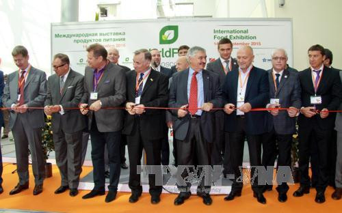 越南企业踊跃参加莫斯科国际食品展销会 ảnh 1