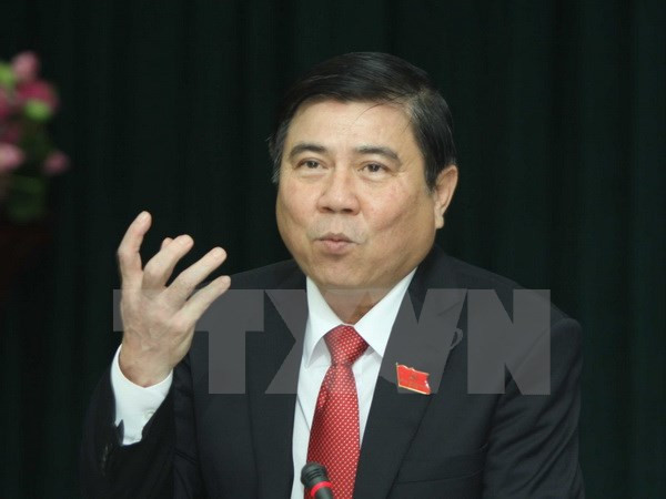 胡志明市领导人会见老挝新任驻胡志明市总领事 ảnh 1 胡志明市领导人会见老挝新任驻胡志明市总领事 ảnh 1
