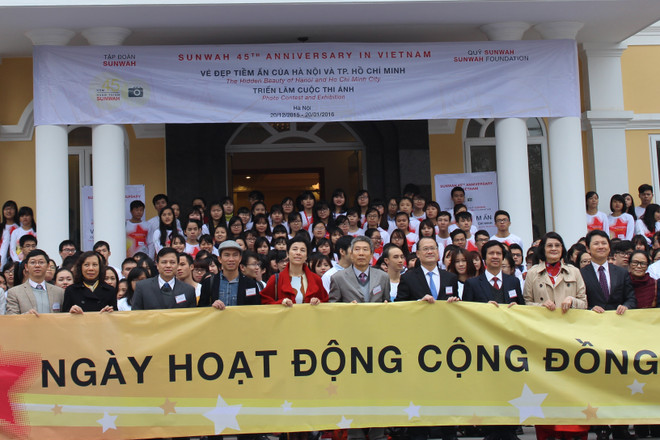 中国新华基金会在河内举行2015年社会服务日 ảnh 1