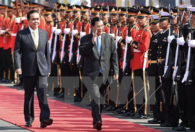 泰柬同意到2020年将双向贸易金额提升至150亿美元 ảnh 1 泰柬同意到2020年将双向贸易金额提升至150亿美元 ảnh 1